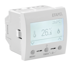 45236_SBR: Multifunkn termostat 2-modulov, biela