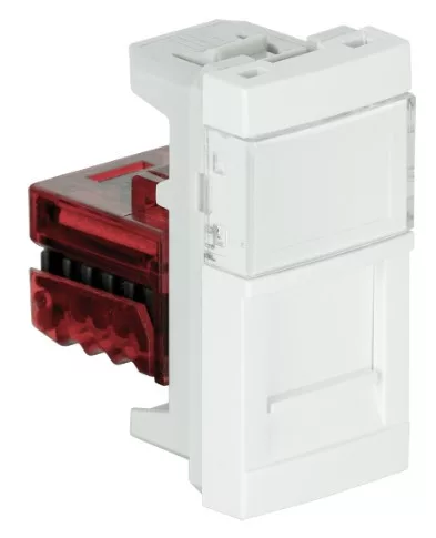 45978 SBR: Modul s 1 konektorom RJ 45 CAT6. UTP, biela