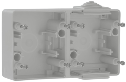 48994 ACZ: Dvojit horizontlna zklada IP65, ed/iba cel balenie 5ks